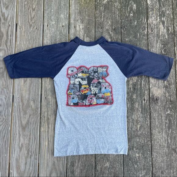 Aerosmith 80s Concert Band Rock Hard Place T Shirt - Picture 2 of 11